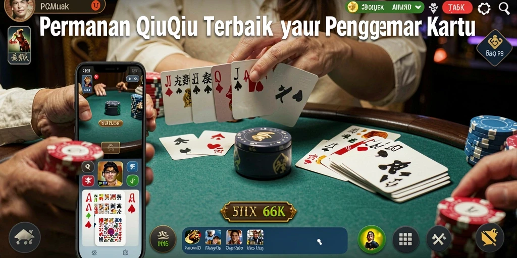 Tampilan gameplay seru dalam permainan QiuQiu 66K.