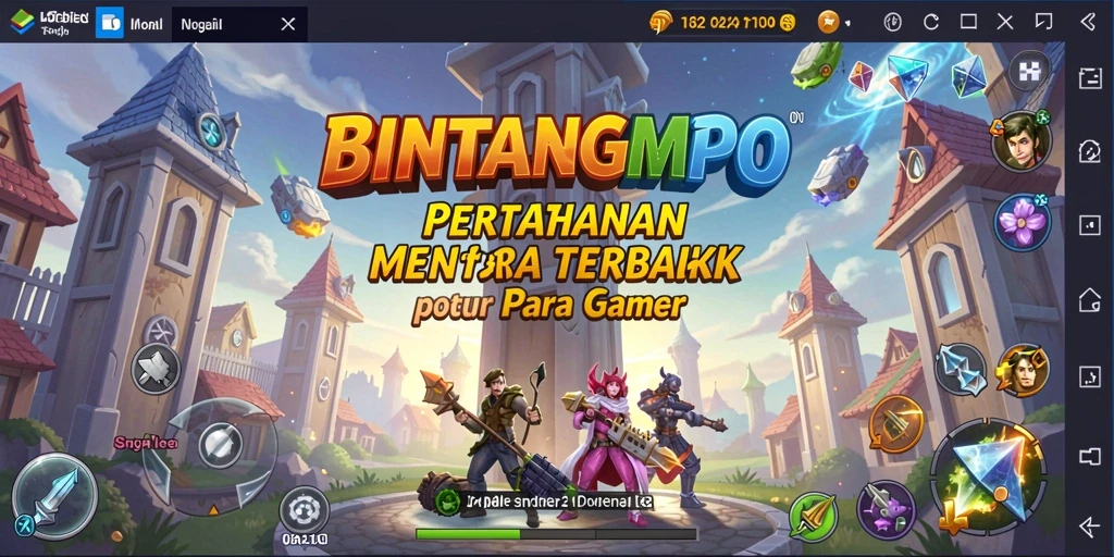 Gameplay menarik Tower Defense di BINTANGMPO