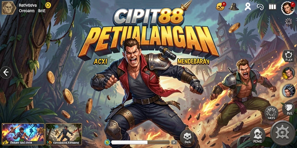 Tampilan aksi seru dalam gameplay CIPIT88 yang memikat.