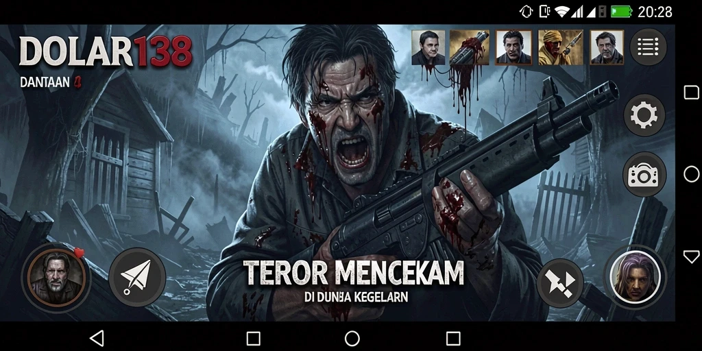 Screenshot gameplay DOLAR138 yang menampilkan suasana menyeramkan.