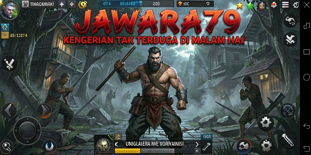 Screenshot menampilkan pemain terjebak dalam kegelapan yang menyeramkan.