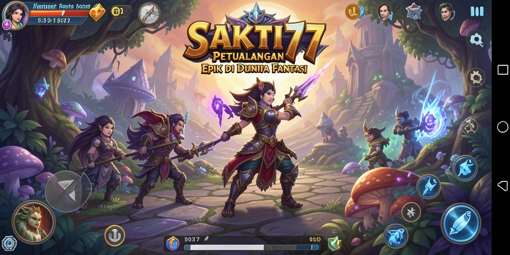 Gameplay epik SAKTI77 dengan karakter dan pertarungan menarik.