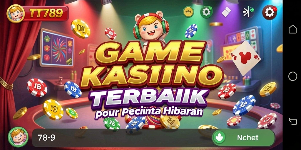Screenshot utama TT789 menampilkan aksi permainan Kasino yang mendebarkan.