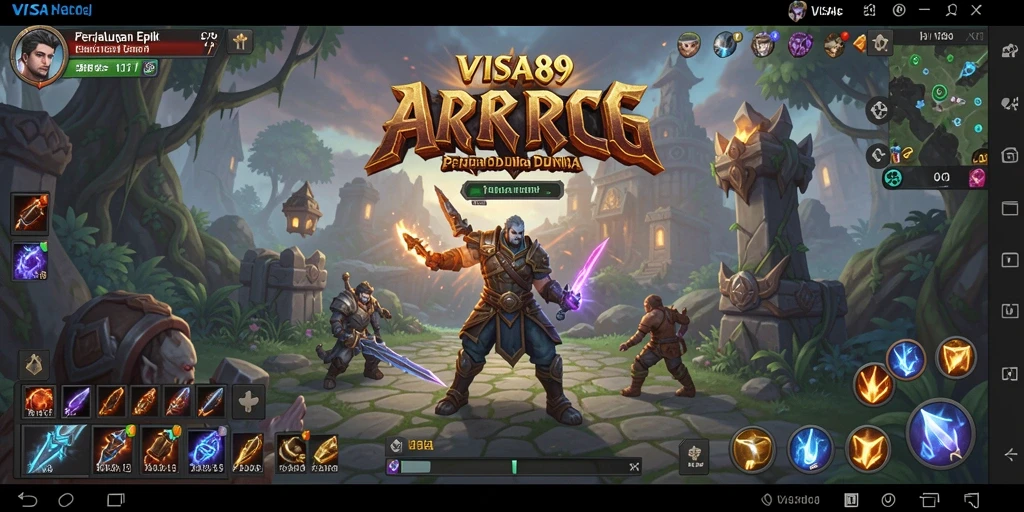 Tangkapan layar permainan ARPG yang menegangkan dan mengasyikkan.