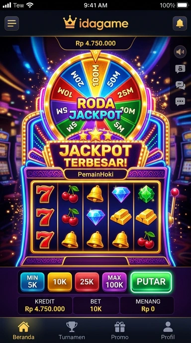 Screenshot aplikasi pengunduhan cepat dan efisien dari idagame.